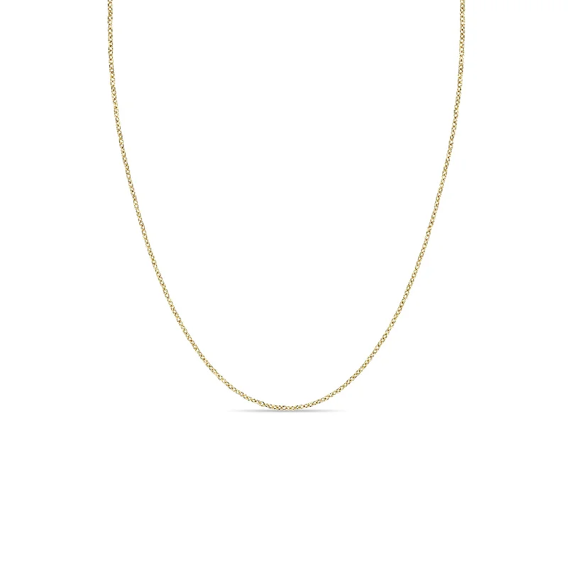 moonstone necklace for women -14k Cable Chain Necklace