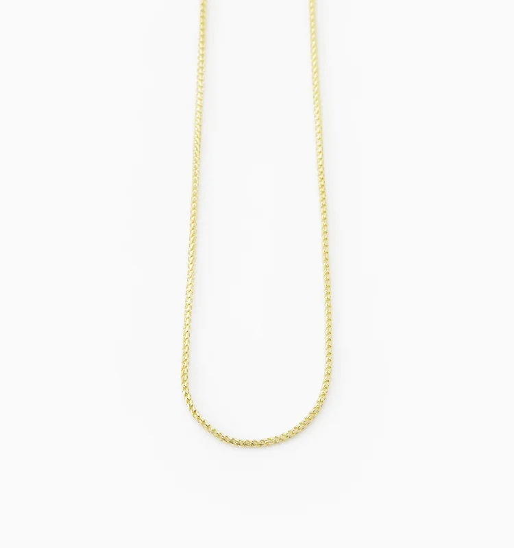 unique necklace for men -Twist Chain In 14K Solid Gold