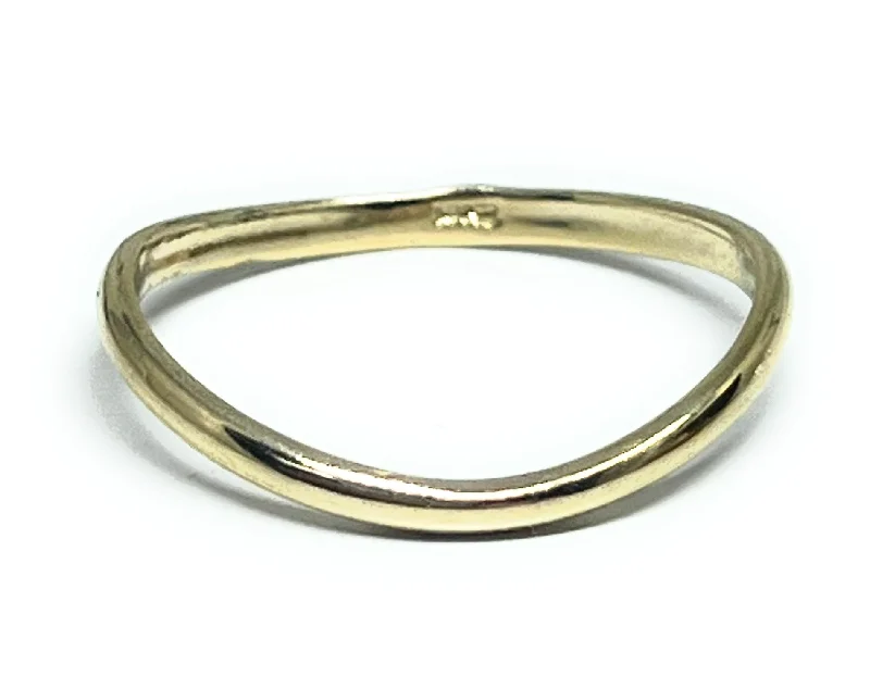 Minimalist rings for men-10k Solid Gold THUMB Band Ring (FOR THUMB)