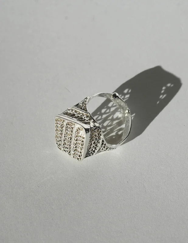 Men’s rings with diamonds for special occasions-Boma Sterling Silver Ring