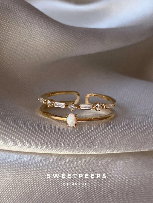 Custom birthstone rings for her-Capsule Collection Ring