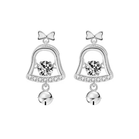 layered earrings for women -Gemma Round Diamond Stud Earrings