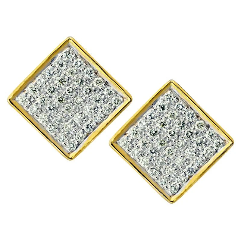 layered earrings for women -Earrings-Diamond  (5CM)