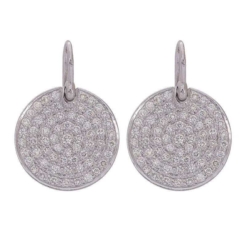 diamond stud earrings for women -EARRINGS- DIAMOND IN SILVER